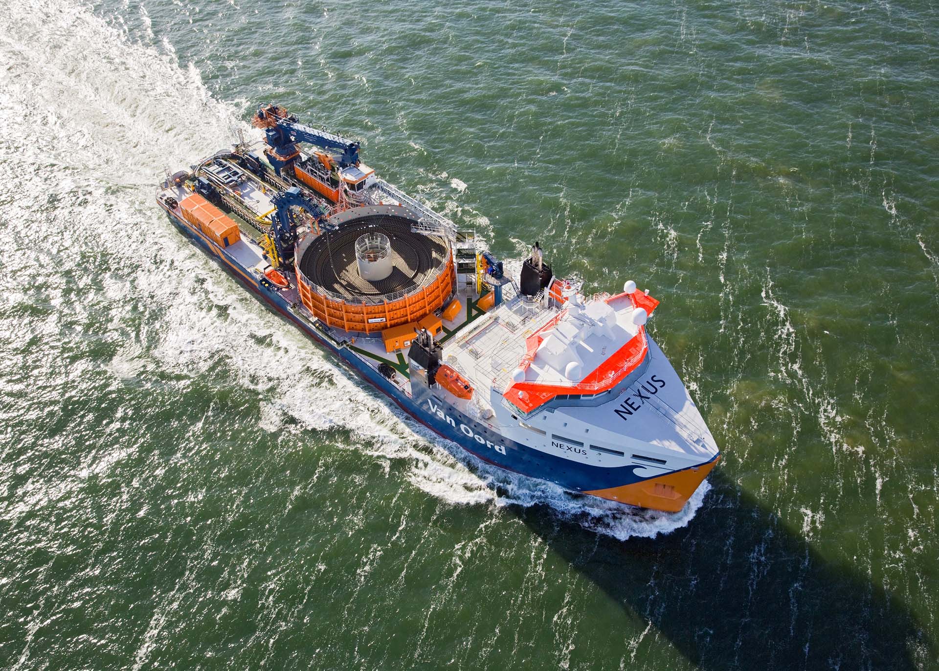 Multibody and motion control Simulations of Cable Lay Deck Equipment: Van Oord Nexus